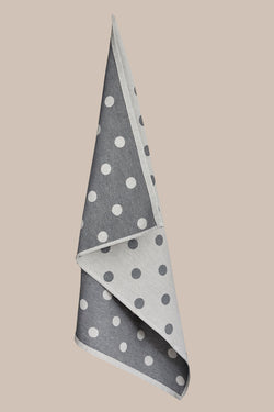 Viskestykke GOTS, GREY STRIPES, 2-pak